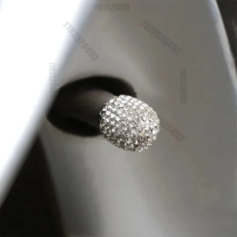4PCS Bling Diamond Car Wheel T - مراجعة Motorcycle Valve Cover وسعره