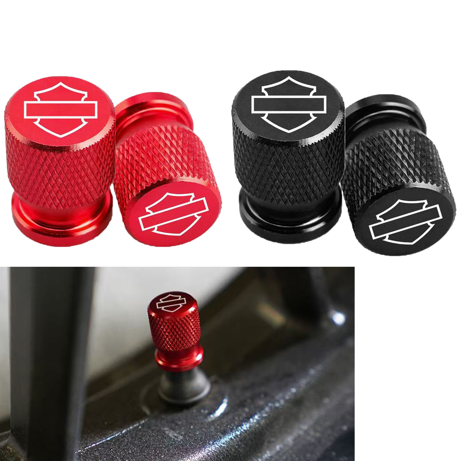 أغطية صمامات إطارات عجلات السي - مراجعة Motorcycle Valve Cover وسعره