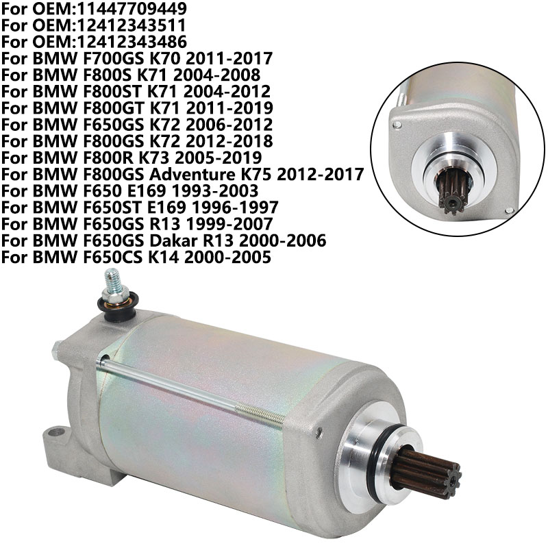 محرك تشغيل الدراجة النارية لسي - مراجعة Motorcycle Starter Motor وسعره